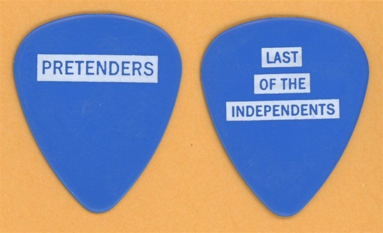 Pretenders Chrissie Hyndes Vintage Guitar Pick - 1994 Last of Independents Tour