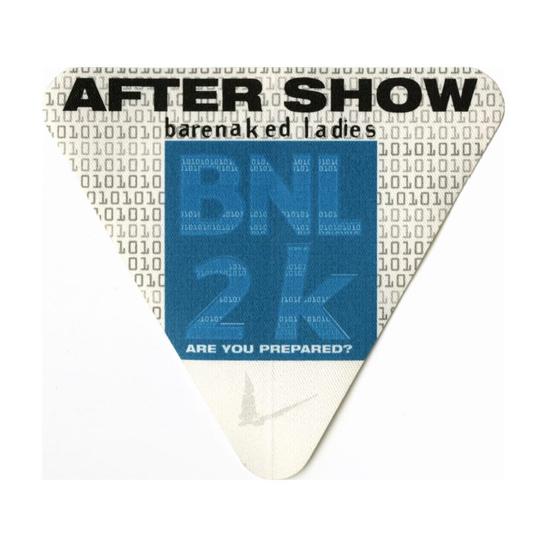 Barenaked Ladies 2000 Maroon Concert Tour Aftershow Backstage Pass