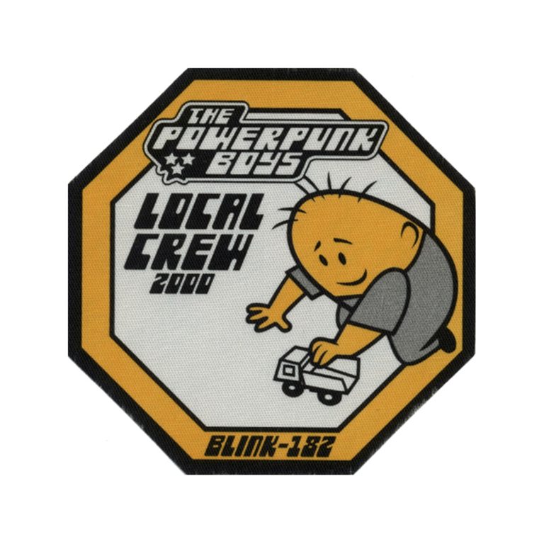 Blink 182 2000 Mark, Tom and Travis Show Concert Tour Local Crew Backstage Pass