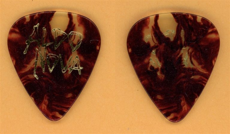 Aldo Nova Vintage Guitar Pick - 1991 Blood on The Bricks Tour