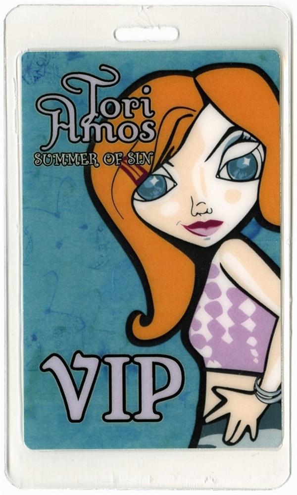Tori Amos 2005 The Beekeepe Concert Tour VIP Laminated Backstage Pass