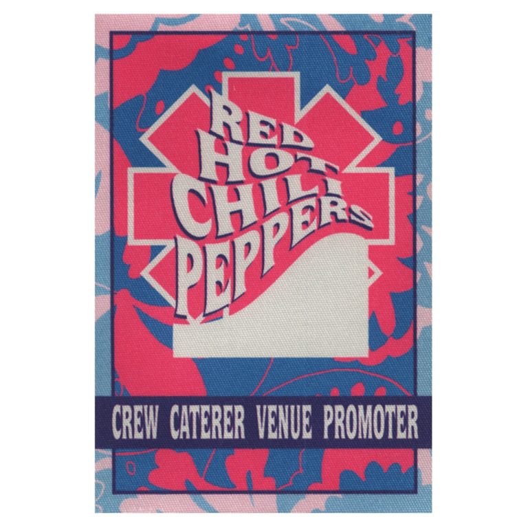 Red Hot Chili Peppers 1999 Californication Concert Tour Crew Backstage Pass