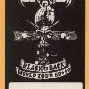 Testament 1989 Black is Back Concert Tour Guest Backstage Pass