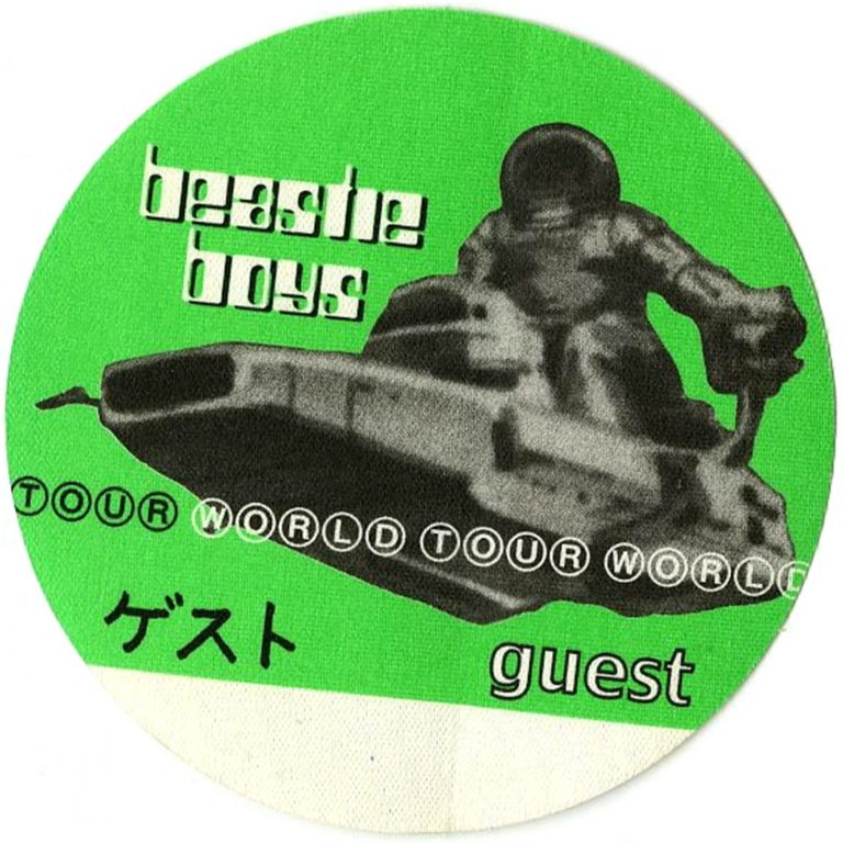 Beastie Boys 1999 Hello Nasty Concert Tour Guest Backstage Pass - Japan