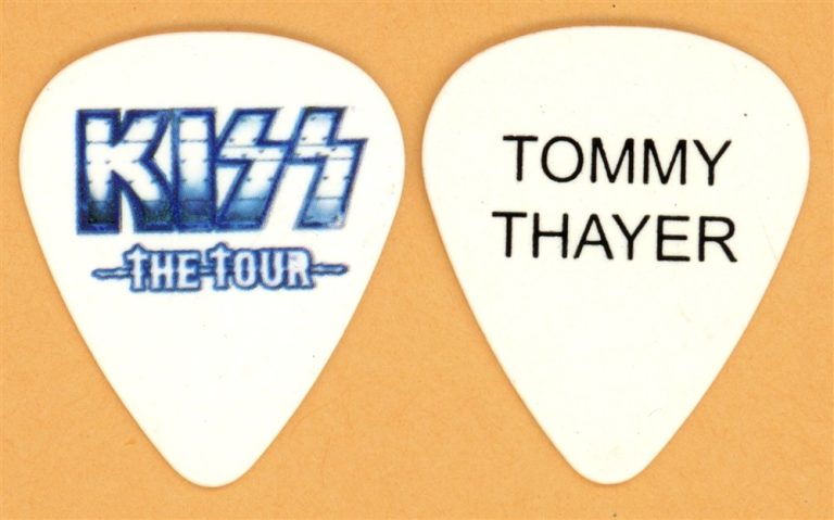 KISS Tommy Thayer Vintage Guitar Pick - 2012 The Tour