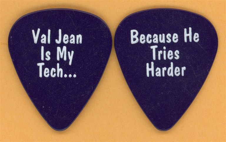 Warrant Valjean Leiker Tech Vintage Guitar Pick - 1989 Dog Eat Dog Tour