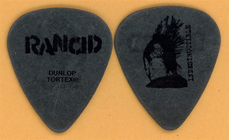 Rancid Tim Armstrong Vintage Guitar Pick - 2003 Indestructible Tour