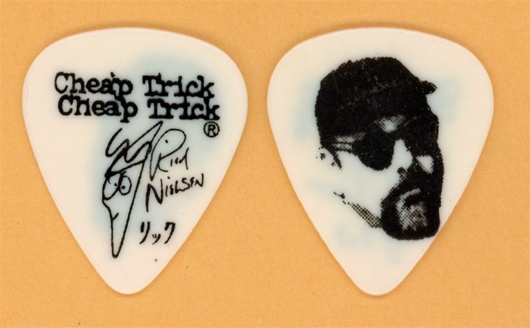Cheap Trick Rick Neilsen Vintage Guitar Pick - 1995 Woke Up With A Monster Tour