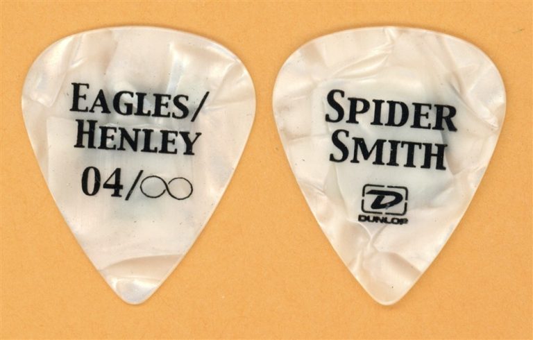 The Eagles Don Henley Steuart Smith Vintage Guitar Pick - 2004 Tour