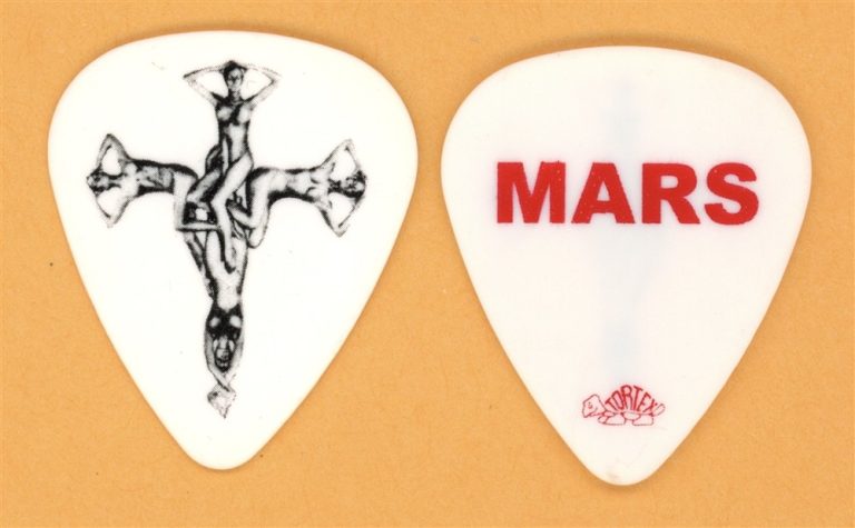 Motley Crue Mick Mars Vintage Guitar Pick - 2008 Saints of Los Angeles Tour