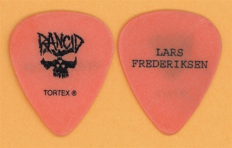 Rancid Lars Frederiksen Vintage Guitar Pick - 2008 Let the Dominoes Fall Tour