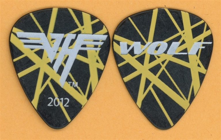 Van Halen EVH Wolfgang Vintage Guitar Pick - 2012 A Different Kind of Truth Tour