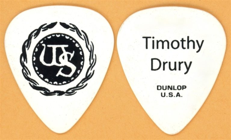 Whitesnake Timothy Drury Vintage Guitar Pick - 2009 Good to be Bad Tour