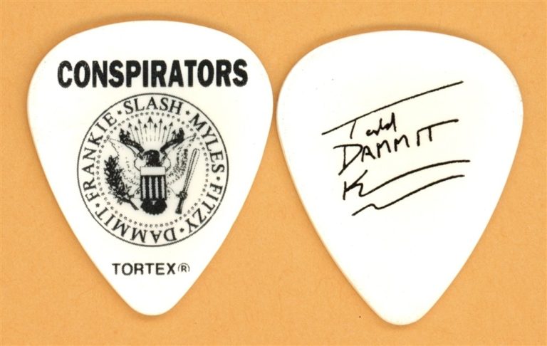 Slash & the Conspirators Todd Kerns Guitar Pick - 2012 Apocalyptic Love Tour