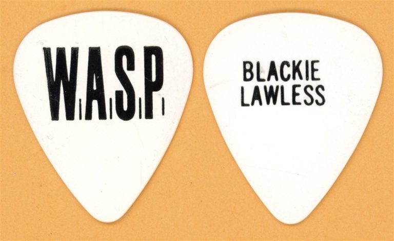 WASP Blackie Lawless Vintage Guitar Pick - 1992 The Crimson Idol Tour