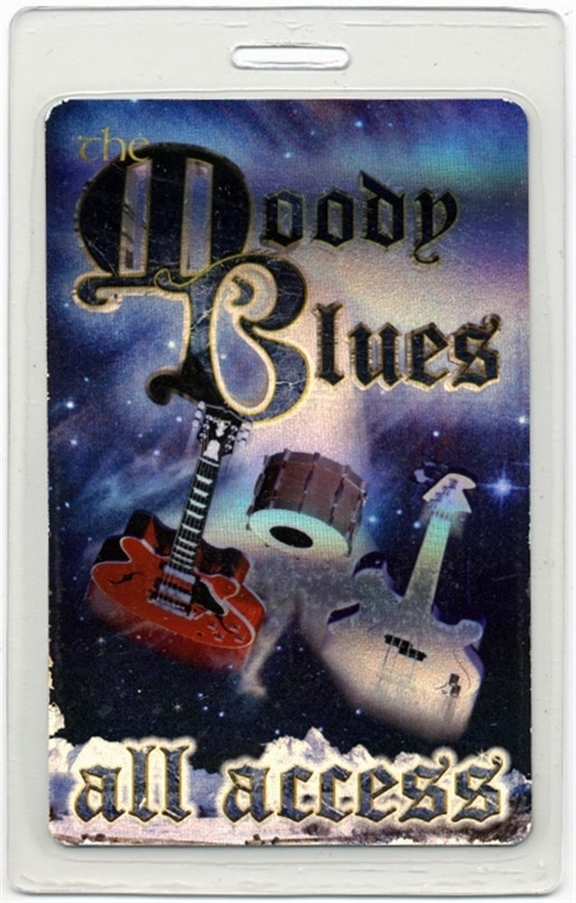 Moody Blues 2006 Concert Tour All Access Laminated Backstage Pass