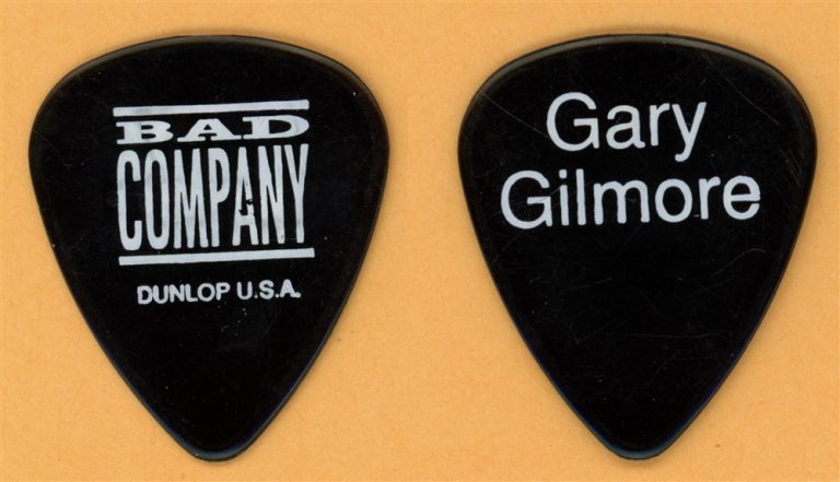 Bad Company Gary Gilmore Vintage Guitar Pick - 1994 Here Comes Trouble Tour