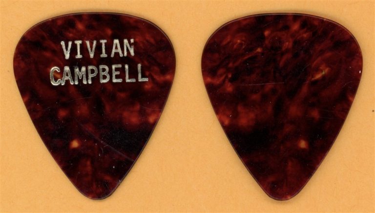 DIO Vivian Campbell Def Leppard Vintage Guitar Pick - 1983 Holy Diver Tour