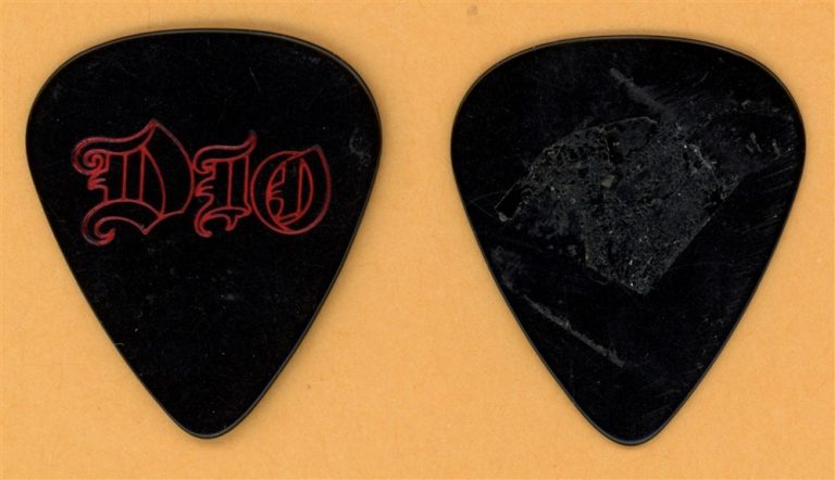 Dio Craig Goldy Vintage Guitar Pick - 1987 Dream Evil Tour