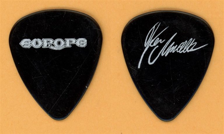 Europe Key Marcello Vintage Tour Guitar Pick - 1986 Final Countdown Tour