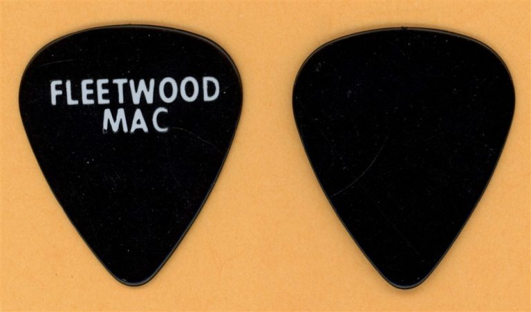 Fleetwood Mac John McVie Vintage Guitar Pick - 1982 Mirage Tour
