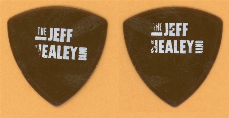 Jeff Healey Band Vintage Guitar Pick - 1990 Hell to Pay Tour