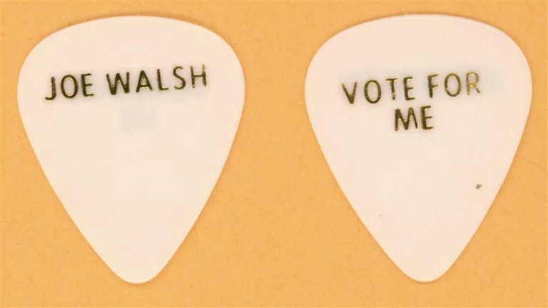 Eagles Joe Walsh Vintage Tour Guitar Pick - Vote For Me