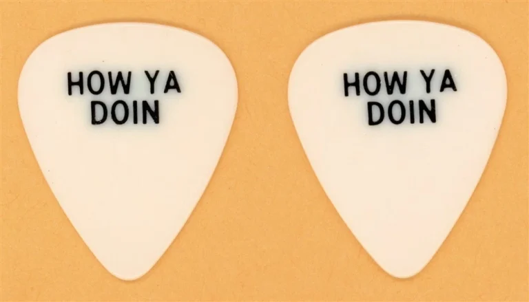 Eagles Joe Walsh Vintage Tour Guitar Pick - 1987 Got Any Gum? Tour