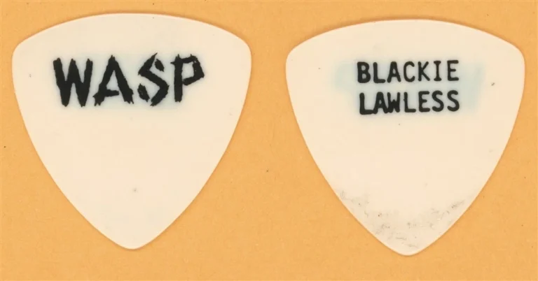 WASP Blackie Lawless Vintage Guitar Pick - 1986 Electric Circus Tour