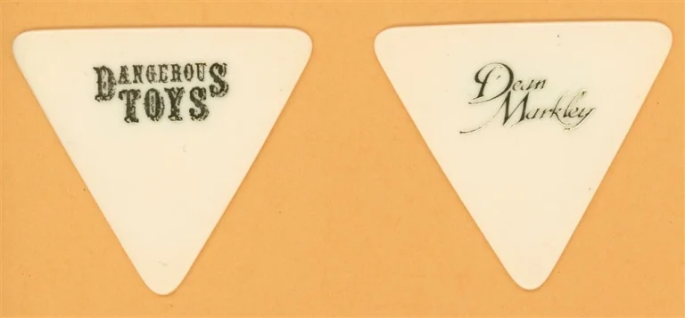 Dangerous Toys Mike Watson Vintage Guitar Pick - 1989 US Tour