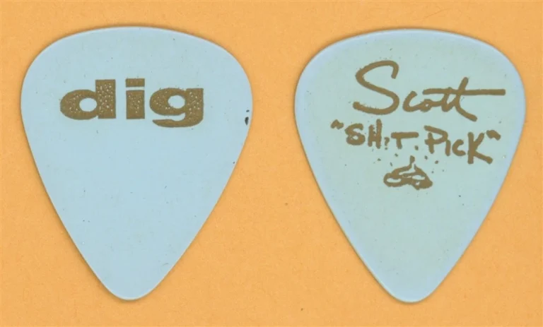 DIG Scott Hackwith Vintage Guitar Pick - 1993 US Tour