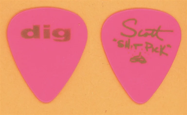 DIG Scott Hackwith Vintage Guitar Pick - 1993 US Tour