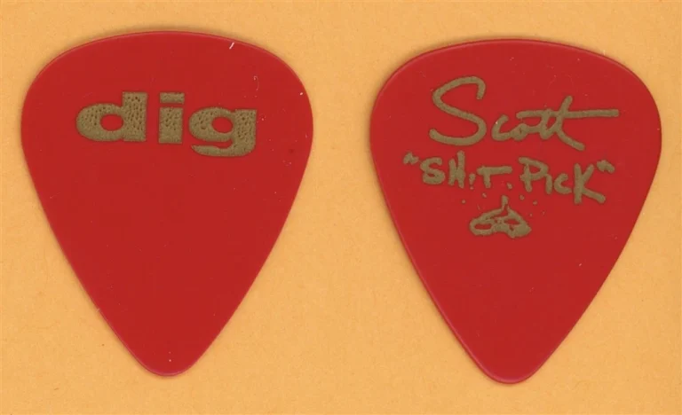 DIG Scott Hackwith Vintage Guitar Pick - 1993 US Tour