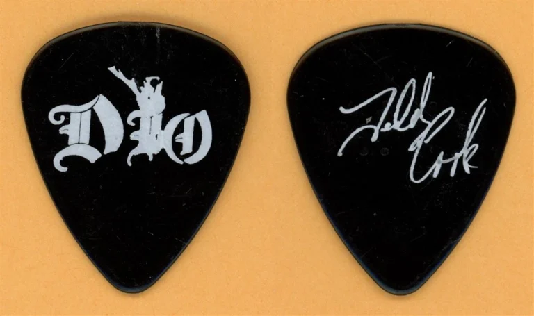 DIO Teddy Cook Vintage Guitar Pick - 1990 Lock Up The Wolves Tour