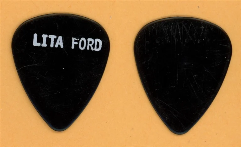 Lita Ford Runaways Vintage Guitar Pick - 1990 Stiletto Tour