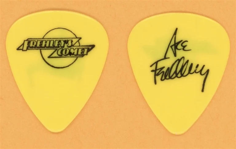 KISS Ace Frehley Frehleys Comet Vintage Guitar Pick - 1987 US Tour