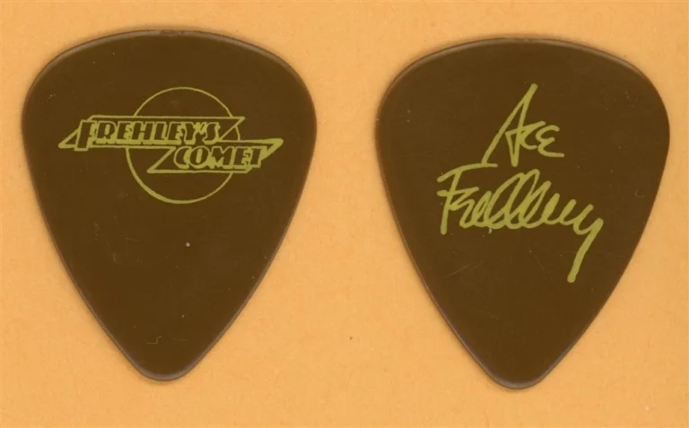 KISS Ace Frehley Frehleys Comet Vintage Guitar Pick - 1987 US Tour
