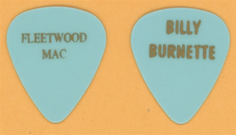 Fleetwood Mac Billy Burnette Vintage Guitar Pick - 1993 US Tour