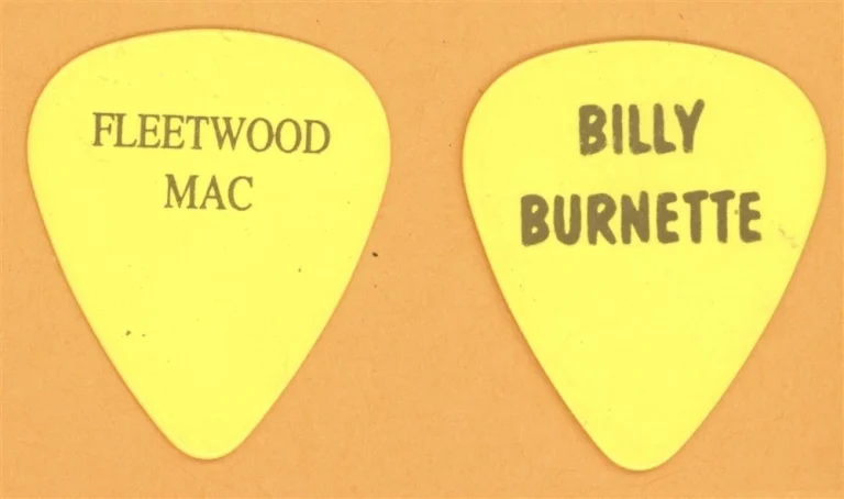 Fleetwood Mac Billy Burnette Vintage Guitar Pick - 1993 US Tour