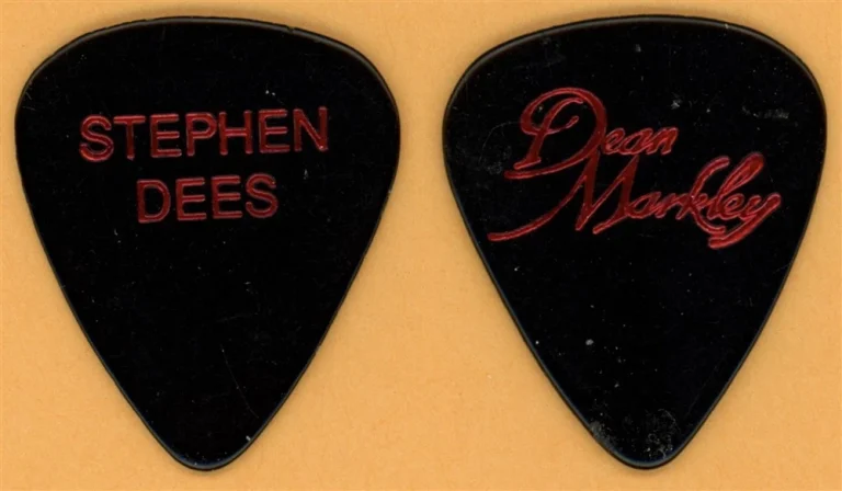 Foghat Stephen Dees Vintage Guitar Pick - 1990 US Tour