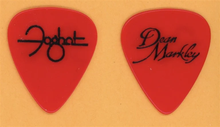 Foghat Lonesome Dave Vintage Guitar Pick - 1990 US Tour