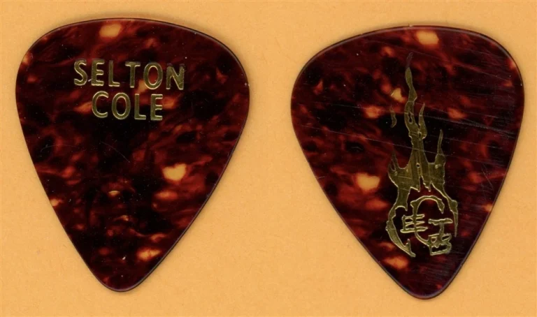 Eric Gales Selton Cole Vintage Tour Guitar Pick - 1993 Thousand Faces Tour