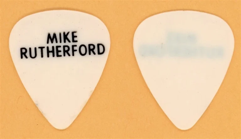 Genesis Mike Rutherford Vintage Guitar Pick - 1986 Invisible Touch Tour