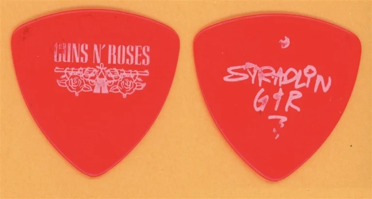 Guns N Roses Izzy Stradlin Vintage Guitar Pick - 1992 Use Your Illusions Tour