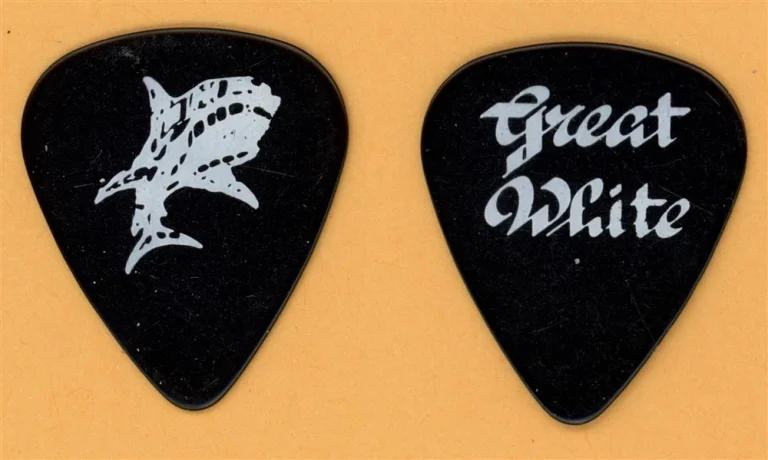 Great White Mark Kendall Vintage Guitar Pick - 1987 Once Bitten Tour
