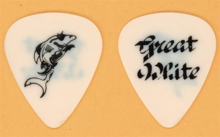 Great White Mark Kendall Vintage Guitar Pick - 1987 Once Bitten Tour