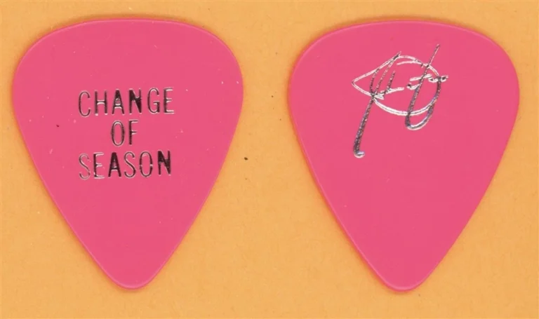 Hall & Oates John Oates Vintage Guitar Pick - 1990 Change of Seasons Tour