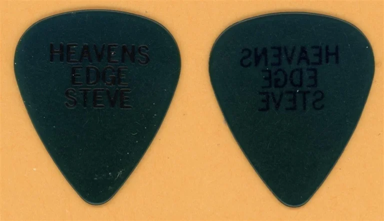 Heavens Edge Steve Parry Vintage Guitar Pick - 1990 US Tour