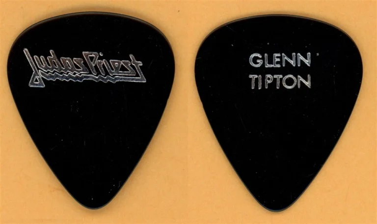 Judas Priest Glen Tipton Vintage Guitar Pick - 1986 Japan Tour