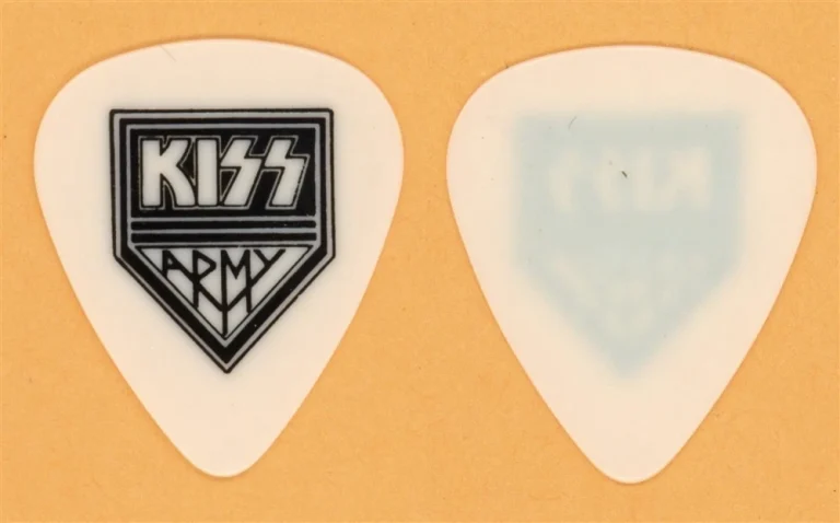 KISS Paul Stanley Gene Simmons Vintage Guitar Pick - Kiss Army